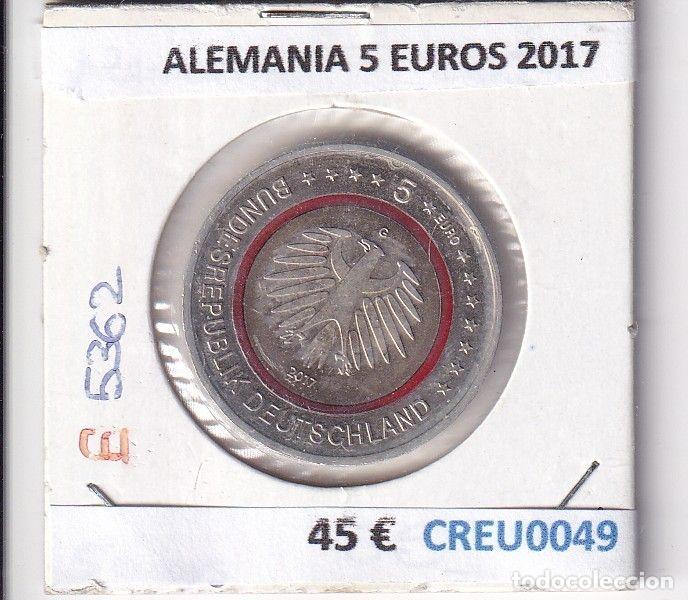 Monete antiche di Europa: CREU0049 MONEDA ALEMANIA 5 EUROS 2017