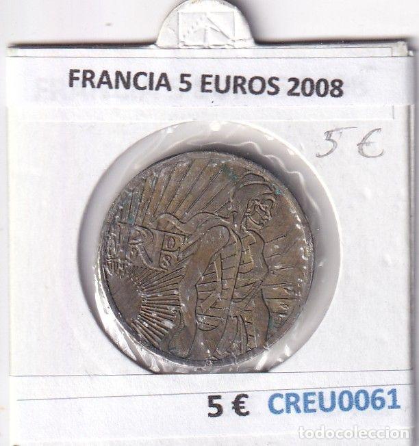 Old Coins of Europe: CREU0061 MONEDA FRANCIA 5 EUROS 2008