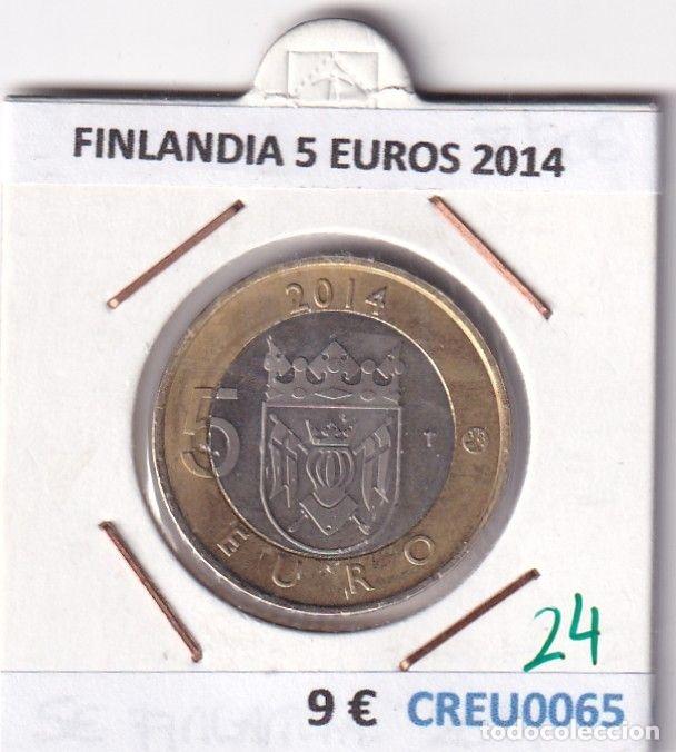 Old Coins of Europe: CREU0065 MONEDA FINLANDIA 5 EUROS 2014