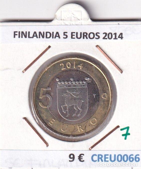 Monete antiche di Europa: CREU0066 MONEDA FINLANDIA 5 EUROS 2014