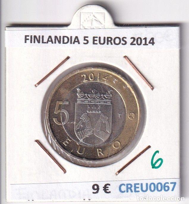 Monete antiche di Europa: CREU0067 MONEDA FINLANDIA 5 EUROS 2014