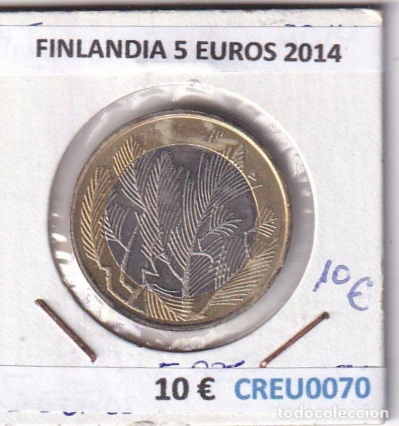 Monete antiche di Europa: CREU0070 MONEDA FINLANDIA 5 EUROS 2014