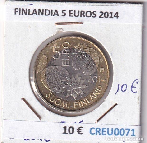 Monete antiche di Europa: CREU0071 MONEDA FINLANDIA 5 EUROS 2014