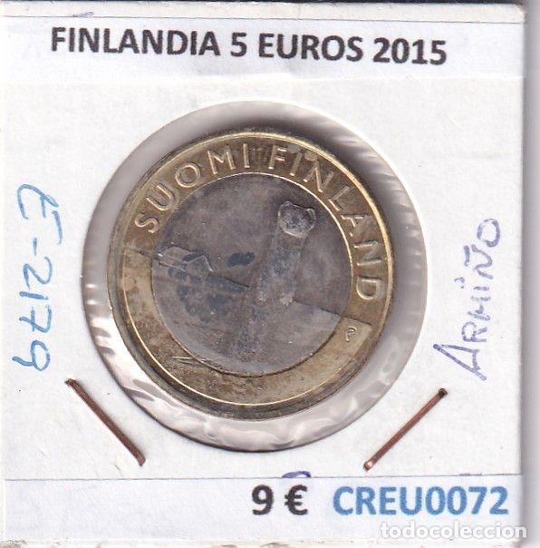 Monete antiche di Europa: CREU0072 MONEDA FINLANDIA 5 EUROS 2015