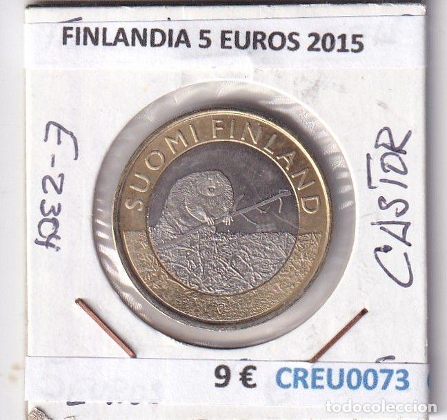 Monete antiche di Europa: CREU0073 MONEDA FINLANDIA 5 EUROS 2015