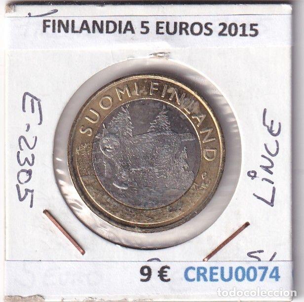 Monete antiche di Europa: CREU0074 MONEDA FINLANDIA 5 EUROS 2015