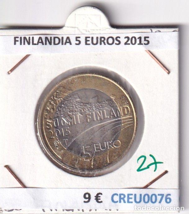 Monete antiche di Europa: CREU0076 MONEDA FINLANDIA 5 EUROS 2015