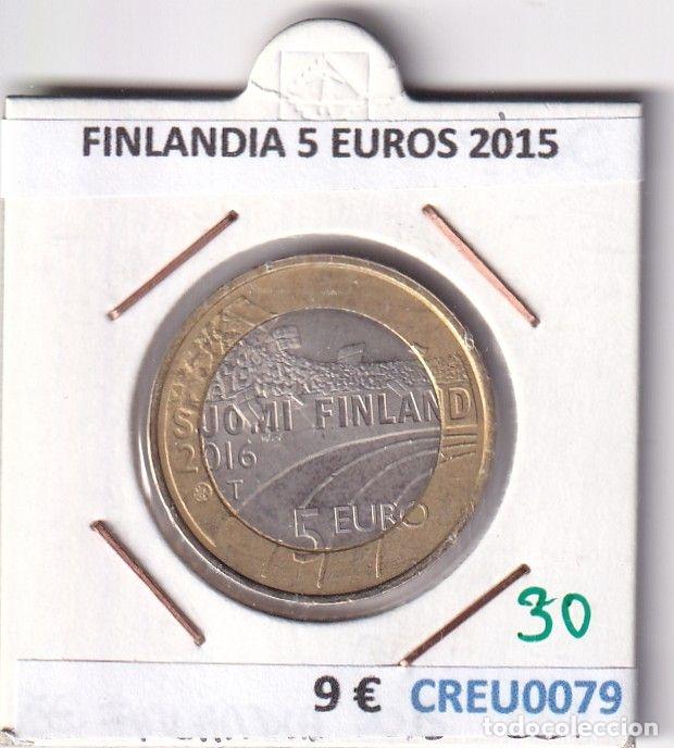Monete antiche di Europa: CREU0079 MONEDA FINLANDIA 5 EUROS 2015