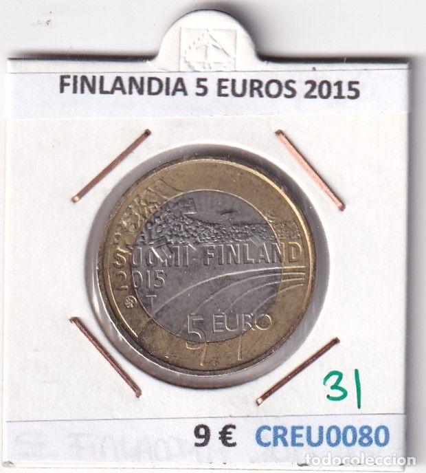 Monnaies anciennes de Europe: CREU0080 MONEDA FINLANDIA 5 EUROS 2015