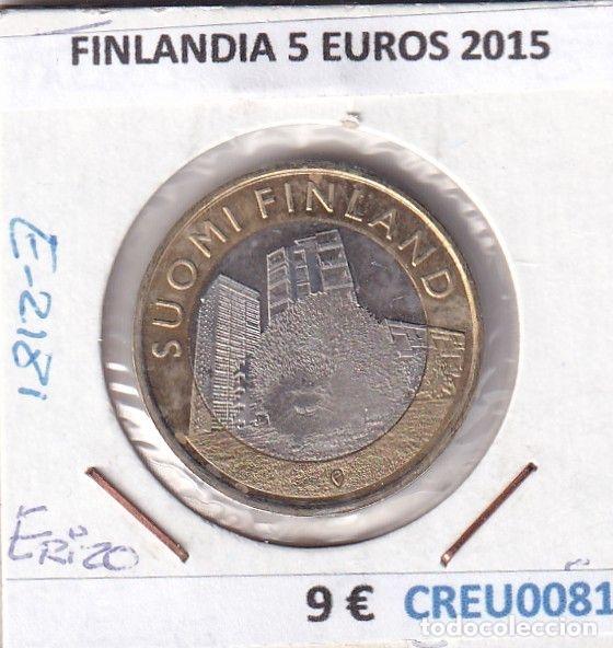 Monnaies anciennes de Europe: CREU0081 MONEDA FINLANDIA 5 EUROS 2015