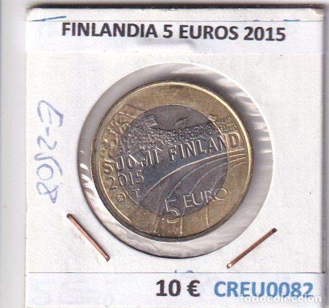 Monnaies anciennes de Europe: CREU0082 MONEDA FINLANDIA 5 EUROS 2015