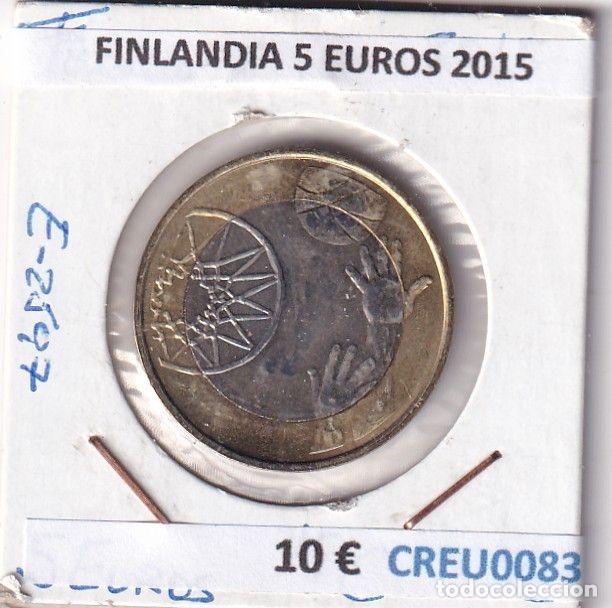 Monnaies anciennes de Europe: CREU0083 MONEDA FINLANDIA 5 EUROS 2015