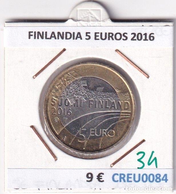 Monnaies anciennes de Europe: CREU0084 MONEDA FINLANDIA 5 EUROS 2016