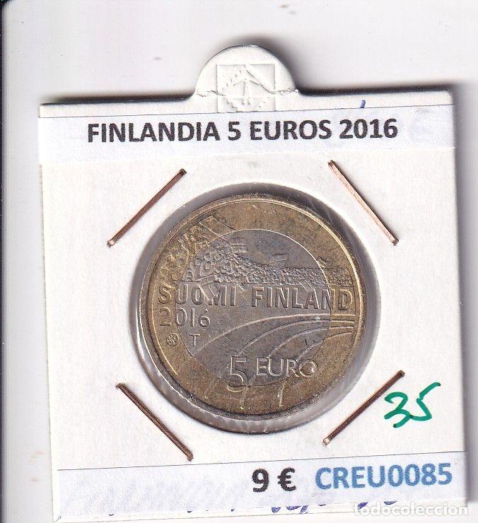 Monnaies anciennes de Europe: CREU0085 MONEDA FINLANDIA 5 EUROS 2016