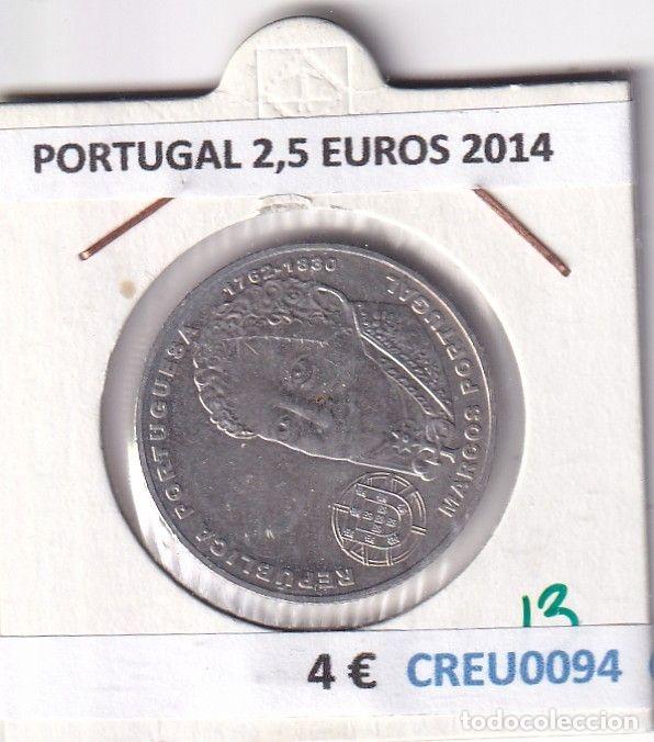 Monnaies anciennes de Europe: CREU0094 MONEDA PORTUGAL 2,5 EUROS 2014