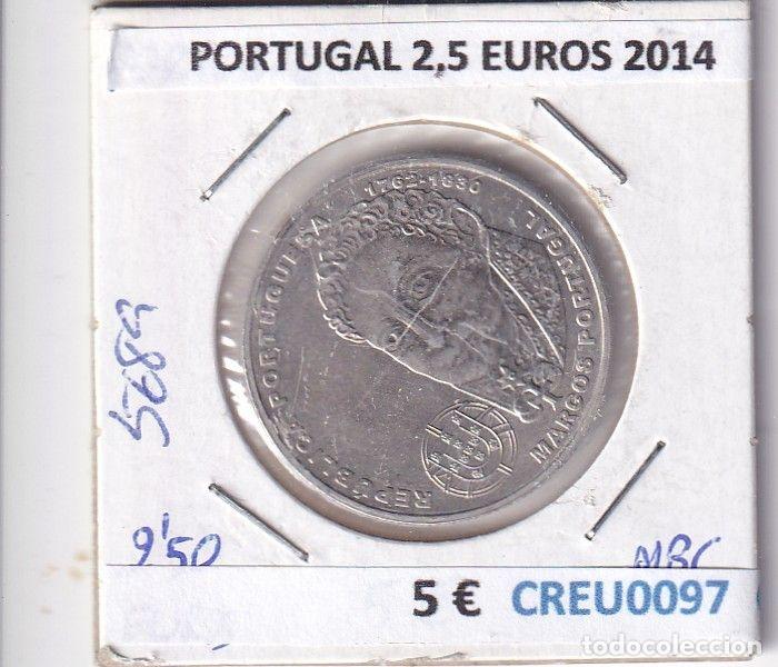 Monnaies anciennes de Europe: CREU0097 MONEDA PORTUGAL 2,5 EUROS 2014