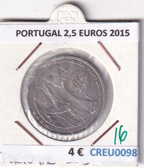 Monnaies anciennes de Europe: CREU0098 MONEDA PORTUGAL 2,5 EUROS 2015