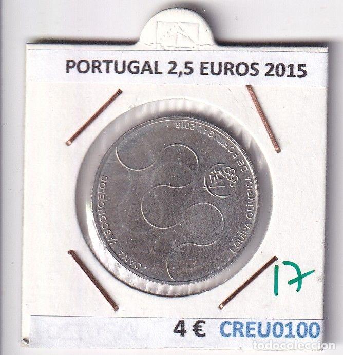Monnaies anciennes de Europe: CREU0100 MONEDA PORTUGAL 2,5 EUROS 2015