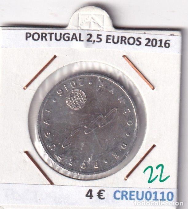 Monnaies anciennes de Europe: CREU0110 MONEDA PORTUGAL 2,5 EUROS 2016