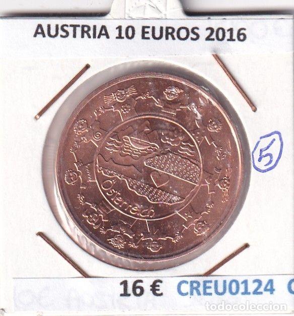 Old Coins of Europe: CREU0124 MONEDA AUSTRIA 10 EUROS 2016