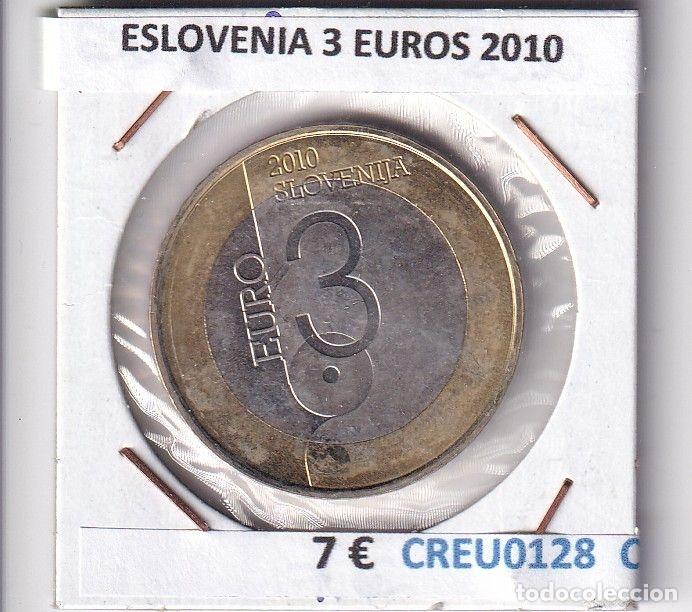 Old Coins of Europe: CREU0128 MONEDA ESLOVENIA 3 EUROS 2010