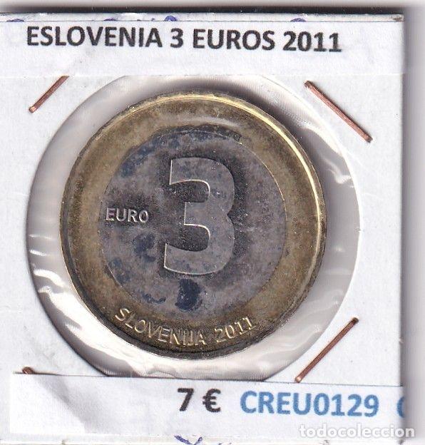 Old Coins of Europe: CREU0129 MONEDA ESLOVENIA 3 EUROS 2011