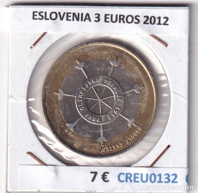 Old Coins of Europe: CREU0132 MONEDA ESLOVENIA 3 EUROS 2012