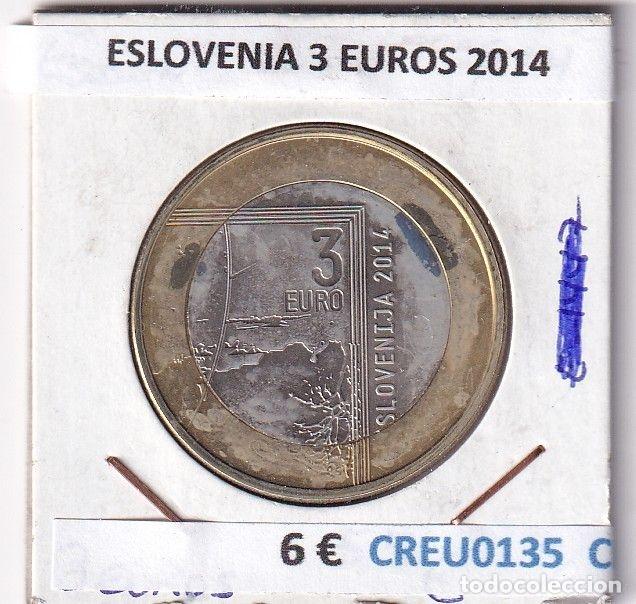 Old Coins of Europe: CREU0135 MONEDA ESLOVENIA 3 EUROS 2014