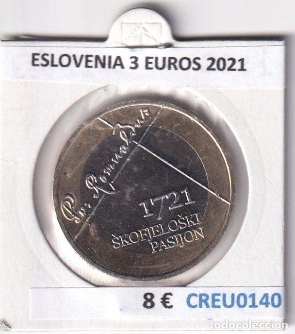 Old Coins of Europe: CREU0140 MONEDA ESLOVENIA 3 EUROS 2021