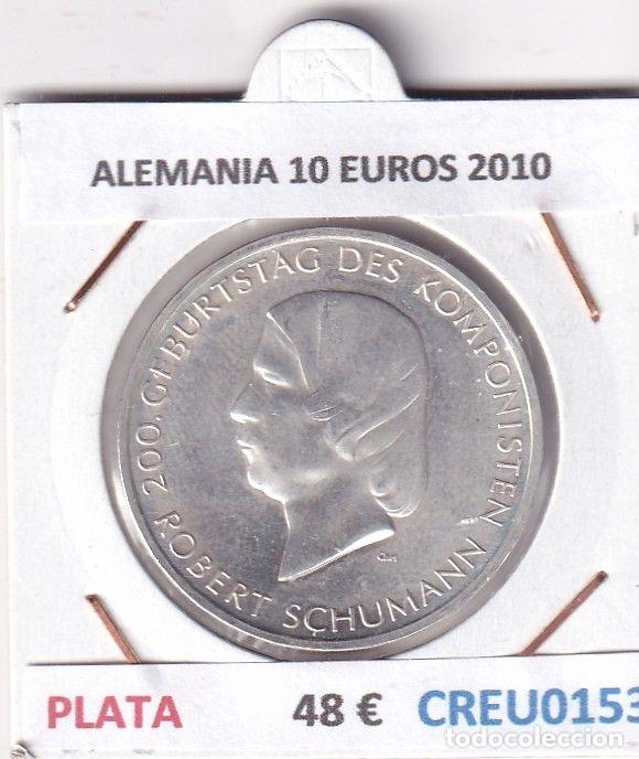 Monedas antiguas de Europa: CREU0153 MONEDA ALEMANIA 10 EUROS 2010 PLATA