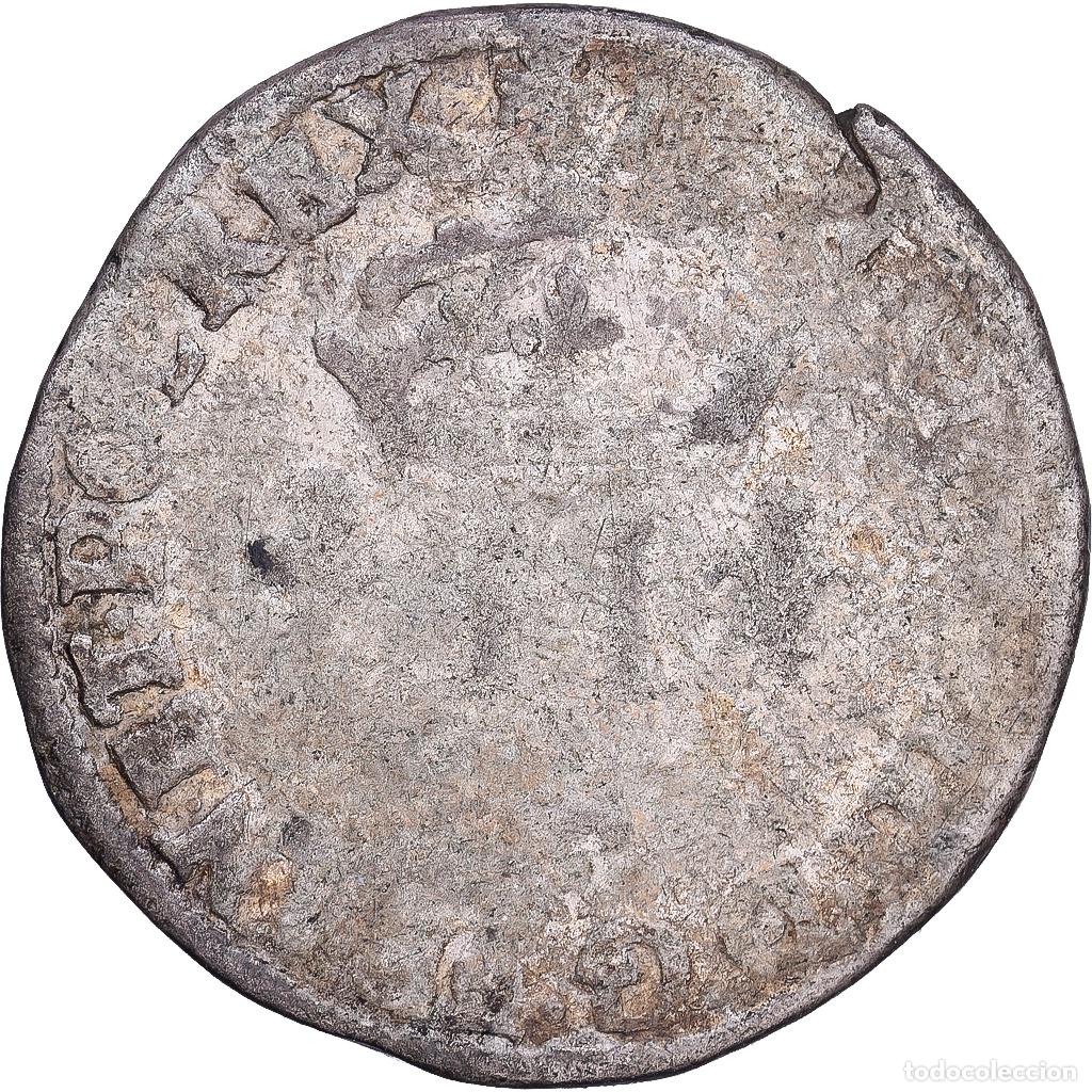 Alte M&uuml;nzen aus Europa: [#1203209] Francia, Henri III, Sol Parisis, 1584, Paris, Plata, BC