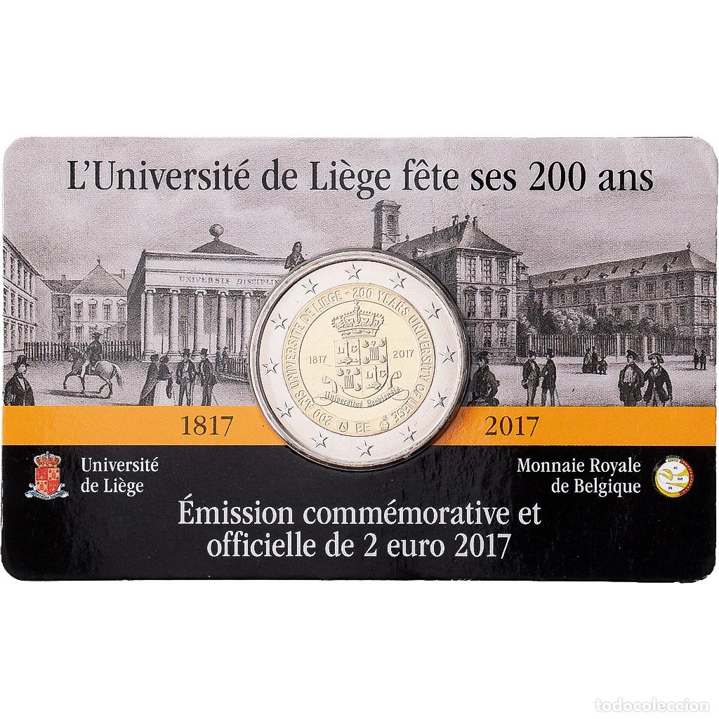 Alte M&uuml;nzen aus Europa: [#1546573] B&eacute;lgica, 2 Euro, 200 Ans - Universit&eacute; de Li&egrave;ge, 2017, Monnaie royale de