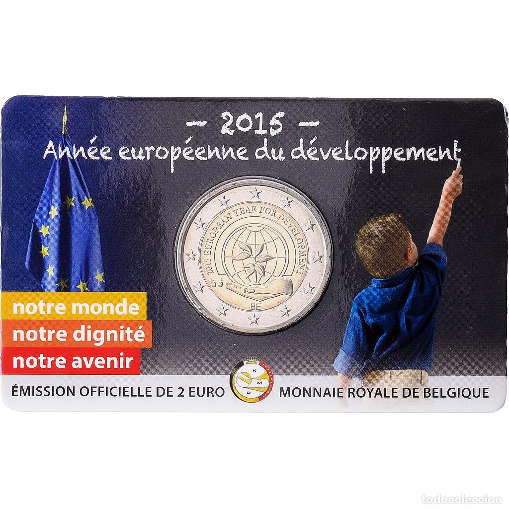 Monete antiche di Europa: [#1546575] B&eacute;lgica, 2 Euro, European Year for Development, 2015, Royal Belgium Mint