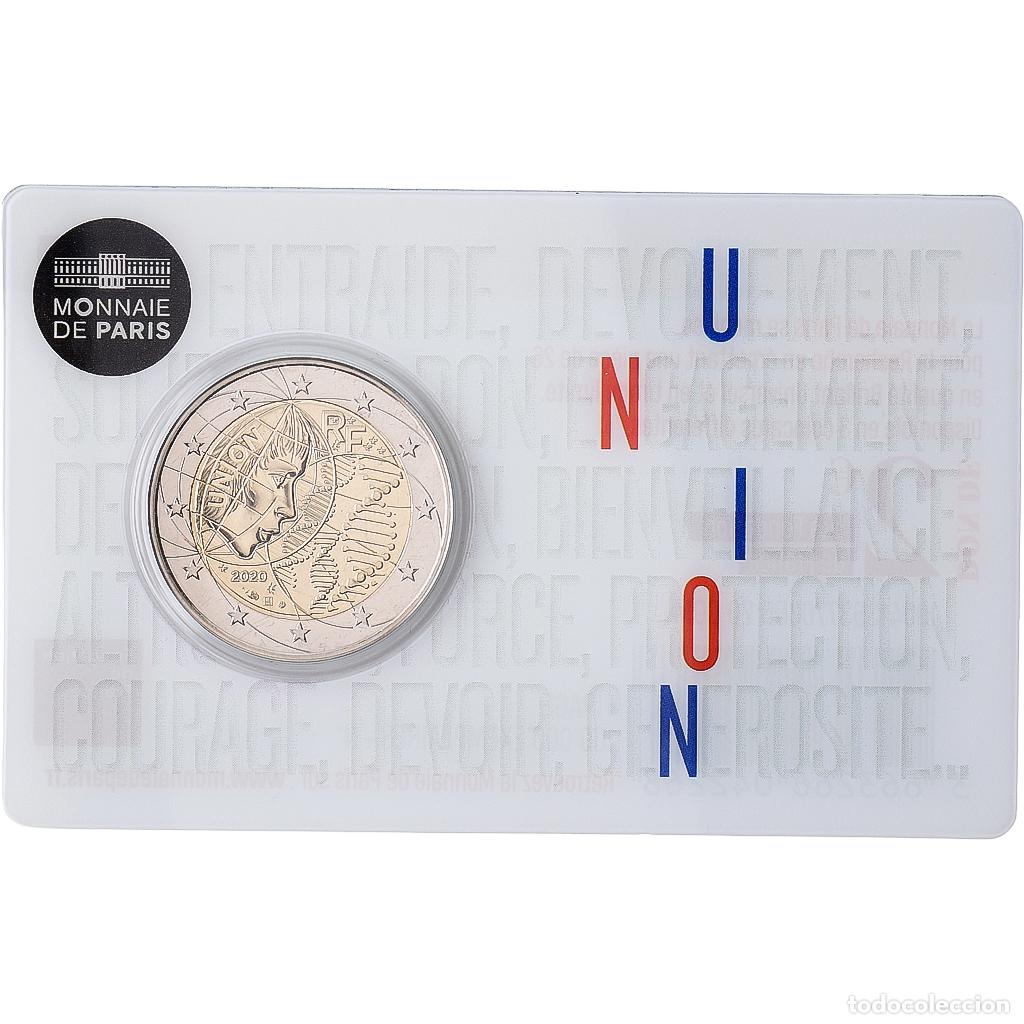 Monete antiche di Europa: [#1546577] Francia, 2 Euro, Recherche m&eacute;dicale, UNION, 2020, MDP, Bimet&aacute;lico, FDC