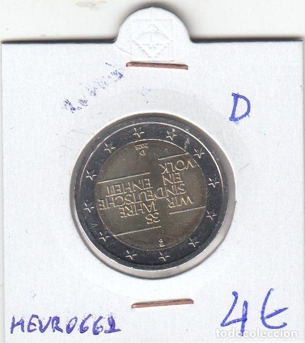 Moedas antigas da Europa: HEUR0662 MONEDA ALEMANIA 2 EUROS 2025 Letra D (Unidad alemana)