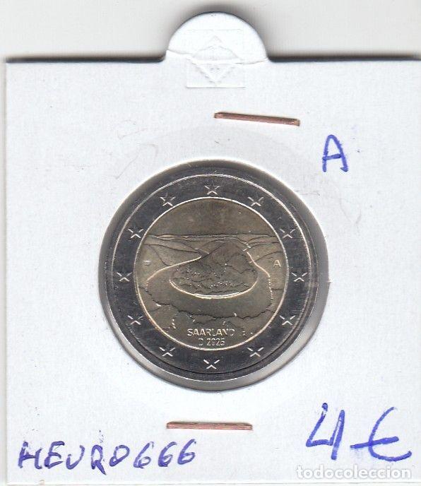 Moedas antigas da Europa: HEUR0666 MONEDA ALEMANIA 2 EUROS 2025 Letra A (Meandro del Sarre)