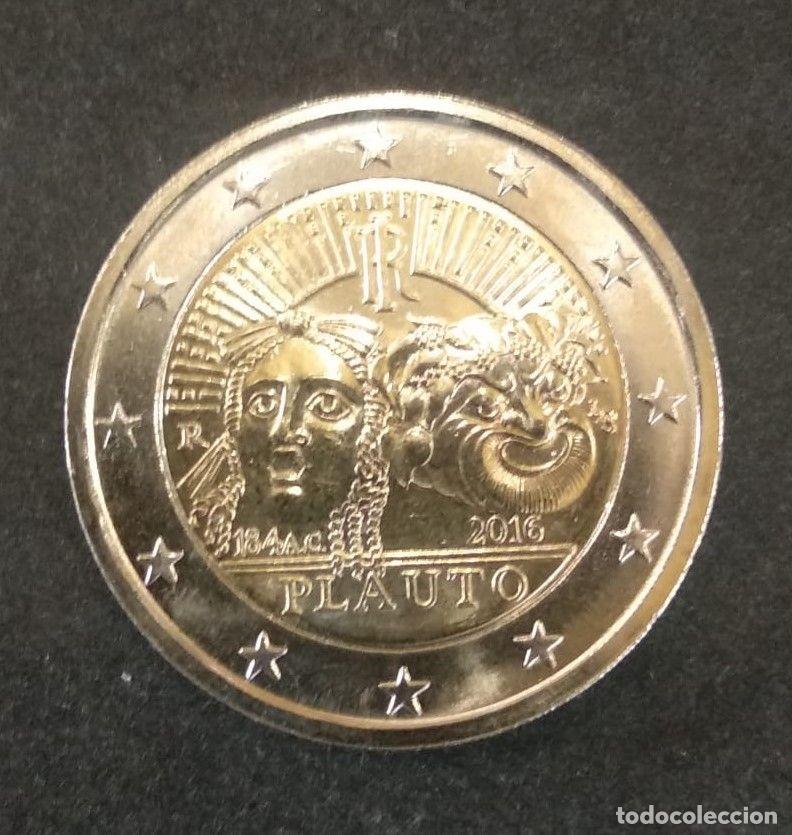 Moedas antigas da Europa: HEUR0286 MONEDA ITALIA 2 EUROS 2016 (Tito Plauto)