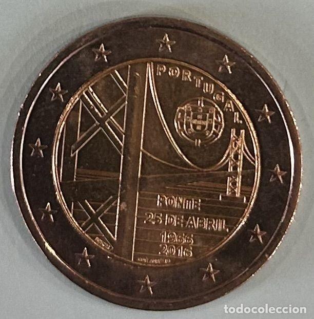Moedas antigas da Europa: HEUR0295 MONEDA PORTUGAL 2 EUROS 2016 (Puente 25 de Abril)