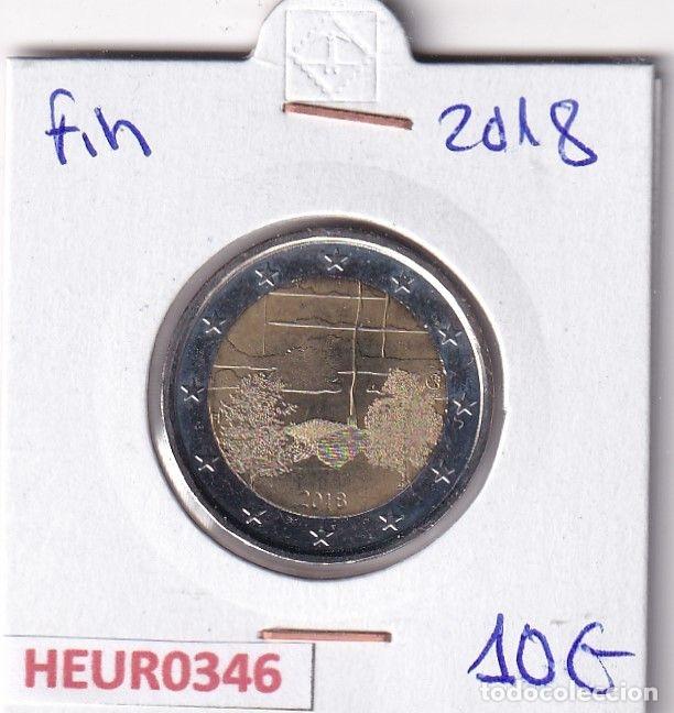 Monete antiche di Europa: HEUR0346 MONEDA FINLANDIA 2 EUROS 2018 (Sauna finlandesa)
