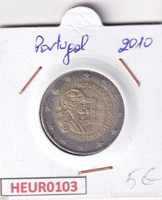 Monnaies anciennes de Europe: HEUR0103 MONEDA PORTUGAL 2 EUROS 2010 SIN CIRCULAR