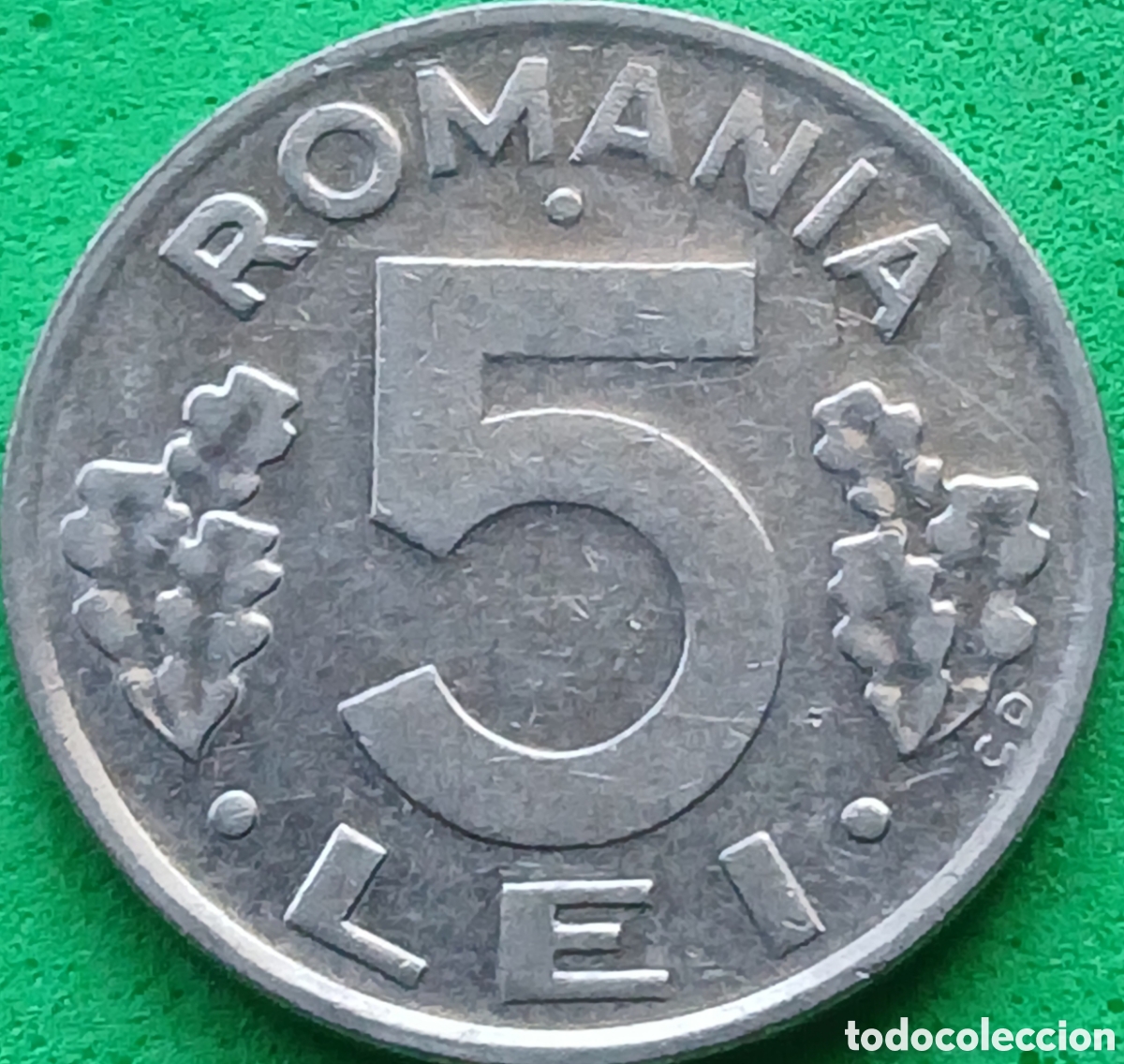 Monedas antiguas de Europa: Ruman&iacute;a 5 lei 1992 km#114