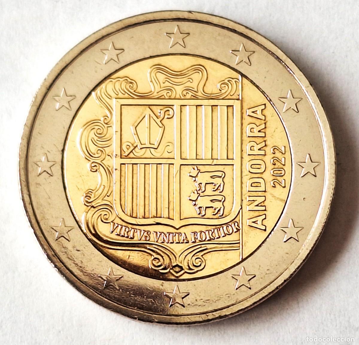 Monedas antiguas de Europa: PRINCIPADO DE ANDORRA - MONEDA DE 2 EUROS DEL A&Ntilde;O 2022 - BIEN CONSERVADA