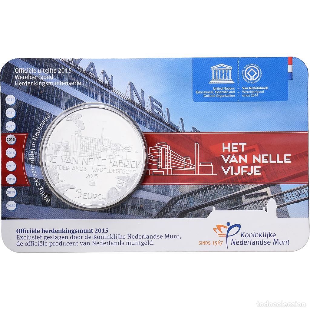 Monedas antiguas de Europa: [#1546796] Pa&iacute;ses Bajos, 5 Euro, Van Nelle Fabriek, 2015, Royal Dutch Mint, Plata chapada