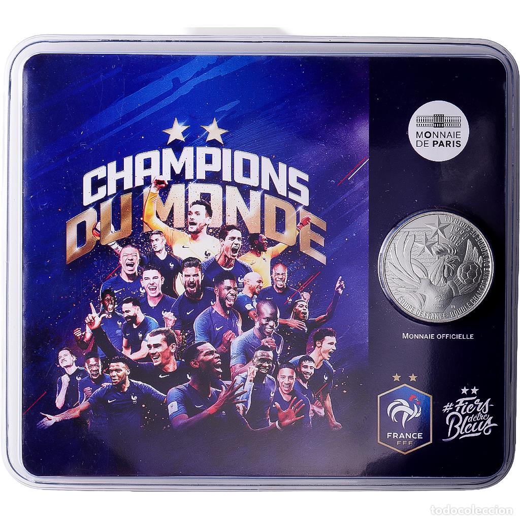 Monedas antiguas de Europa: [#1546832] Francia, 10 Euro, France, Champions du monde FIFA, 2018, MDP, Plata, FDC