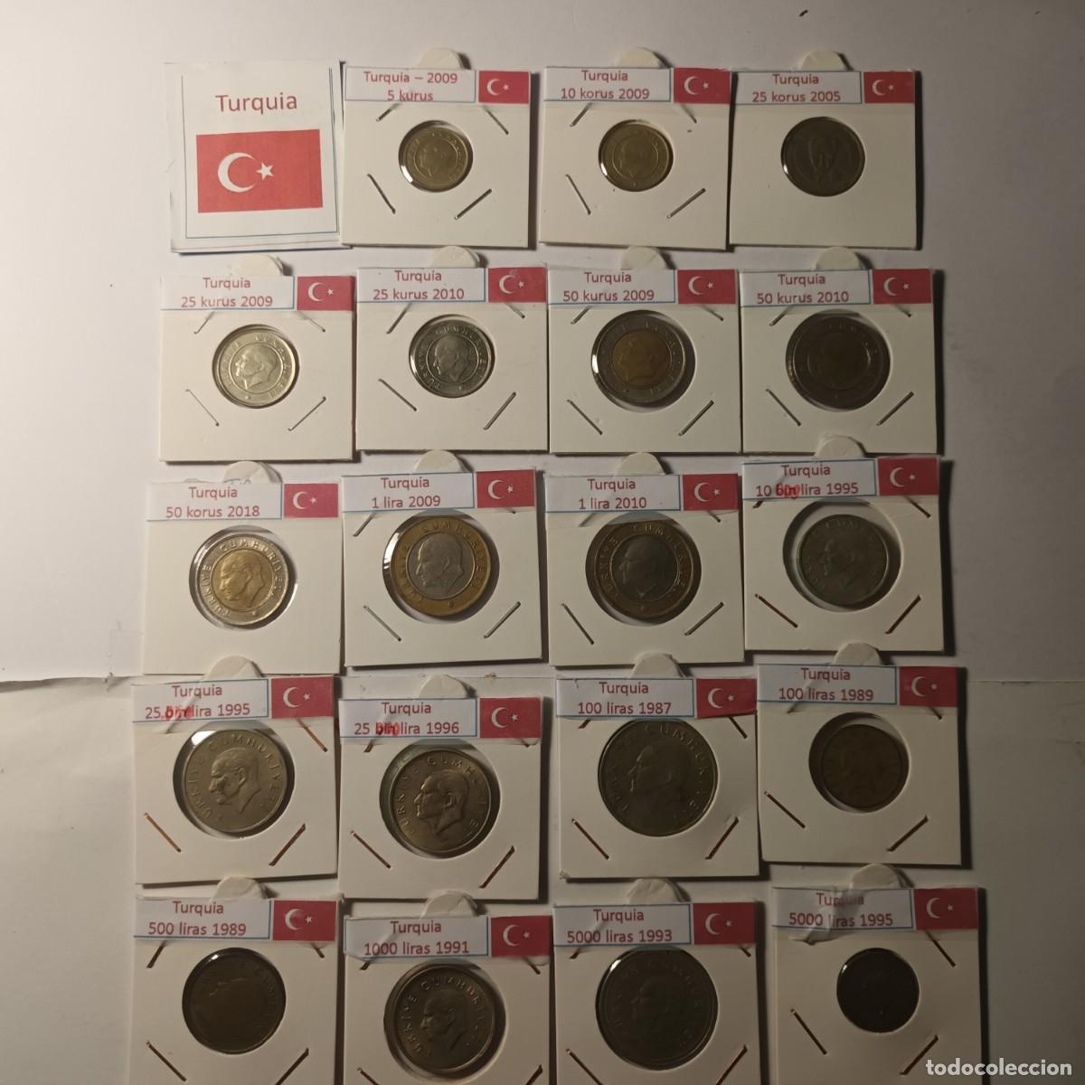 Alte M&uuml;nzen aus Europa: Monedas Turquia Lote - 47 A