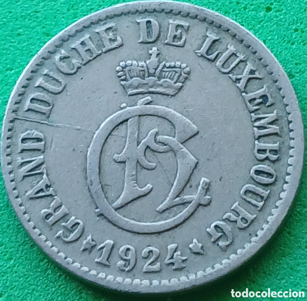 Old Coins of Europe: Luxemburgo 5 c&eacute;ntimos 1924 km#33