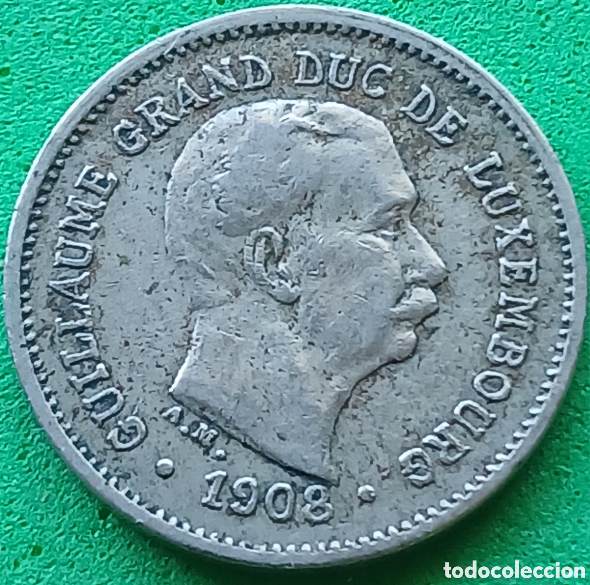 Old Coins of Europe: Luxemburgo 5 c&eacute;ntimos 1908 km#26