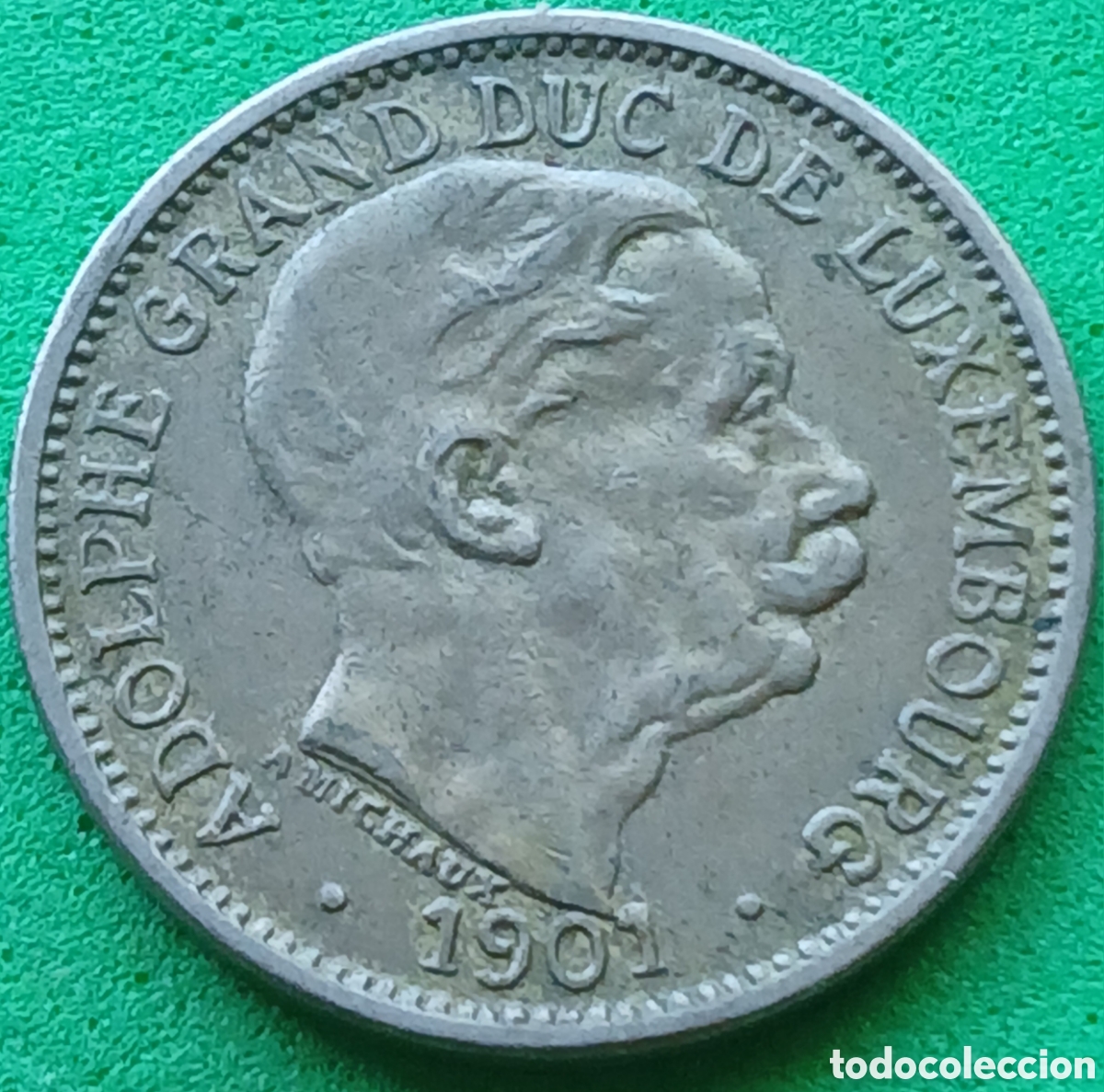 Old Coins of Europe: Luxemburgo 10 c&eacute;ntimos 1901 km#25