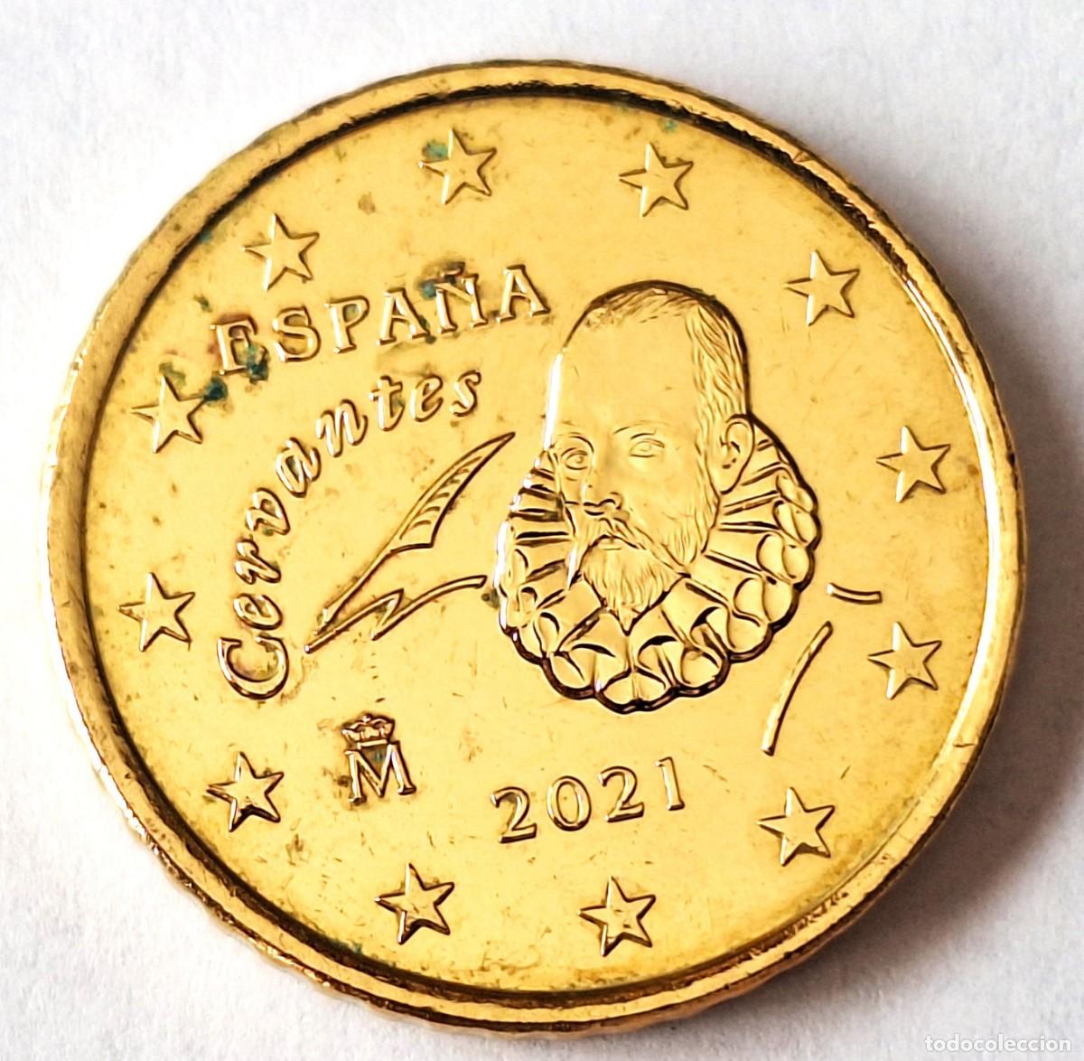 Monedas antiguas de Europa: ESPA&Ntilde;A - MONEDA DE 50 CENTIMOS DE EURO DEL A&Ntilde;O 2021 - MUY BIEN CONSERVADA