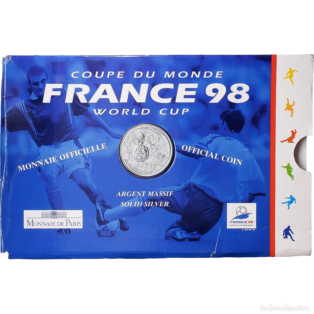 Monedas antiguas de Europa: [#1546854] Francia, 1 Franc, Coupe du Monde 1998, 1998, Paris, Plata, FDC